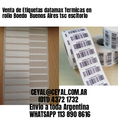 Venta de Etiquetas datamax Termicas en rollo Boedo  Buenos Aires tsc escitorio