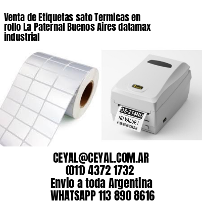 Venta de Etiquetas sato Termicas en rollo La Paternal Buenos Aires datamax industrial