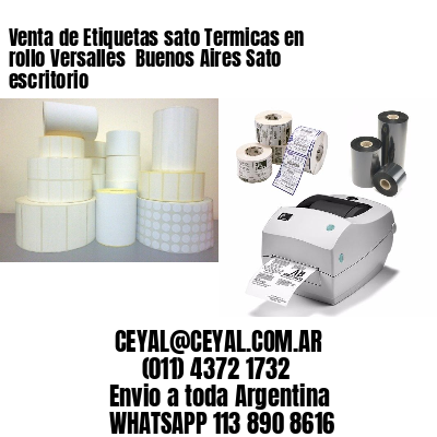 Venta de Etiquetas sato Termicas en rollo Versalles  Buenos Aires Sato escritorio
