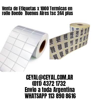 Venta de Etiquetas x 1000 Termicas en rollo Boedo  Buenos Aires tsc 244 plus