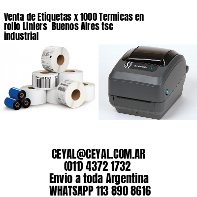 Venta de Etiquetas x 1000 Termicas en rollo Liniers  Buenos Aires tsc industrial