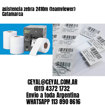 asistencia zebra 2410m (teamviewer)  Catamarca