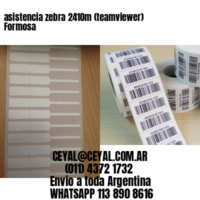 asistencia zebra 2410m (teamviewer)  Formosa