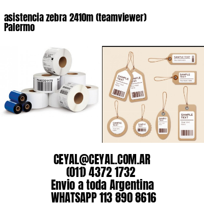 asistencia zebra 2410m (teamviewer)  Palermo