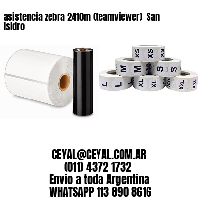 asistencia zebra 2410m (teamviewer)  San Isidro