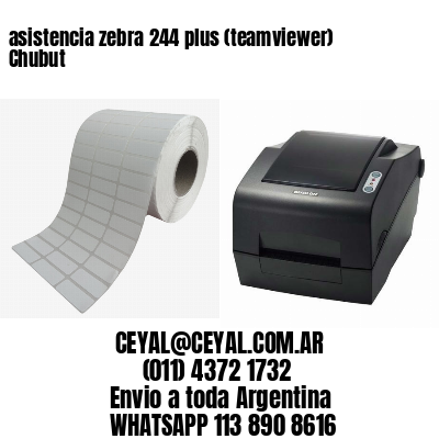 asistencia zebra 244 plus (teamviewer)  Chubut