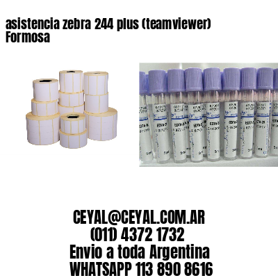 asistencia zebra 244 plus (teamviewer)  Formosa