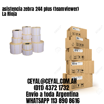 asistencia zebra 244 plus (teamviewer)  La Rioja