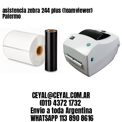 asistencia zebra 244 plus (teamviewer)  Palermo