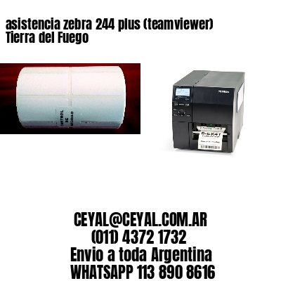 asistencia zebra 244 plus (teamviewer)  Tierra del Fuego