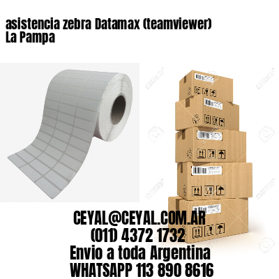 asistencia zebra Datamax (teamviewer)  La Pampa