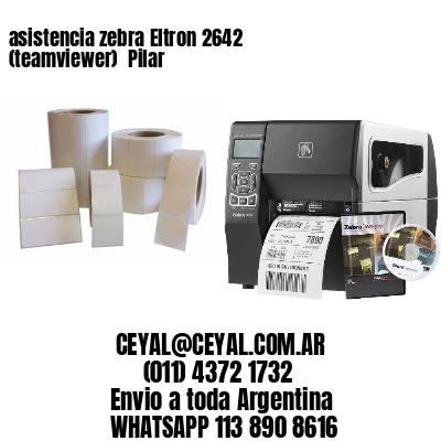 asistencia zebra Eltron 2642 (teamviewer)  Pilar