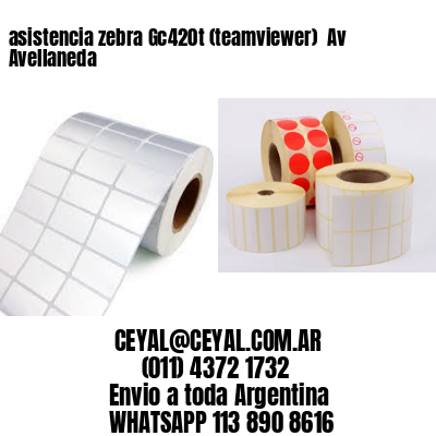 asistencia zebra Gc420t (teamviewer)  Av Avellaneda