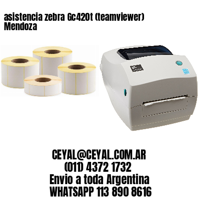 asistencia zebra Gc420t (teamviewer)  Mendoza