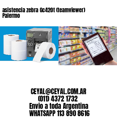 asistencia zebra Gc420t (teamviewer)  Palermo