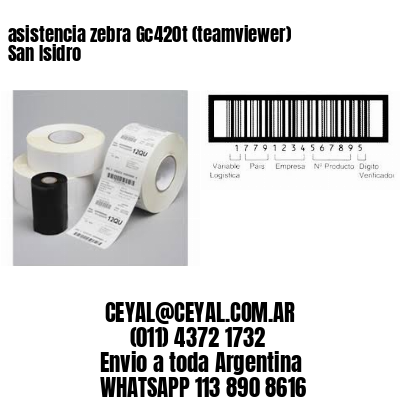 asistencia zebra Gc420t (teamviewer)  San Isidro