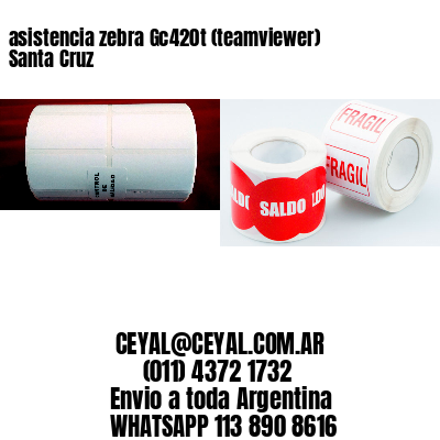 asistencia zebra Gc420t (teamviewer)  Santa Cruz