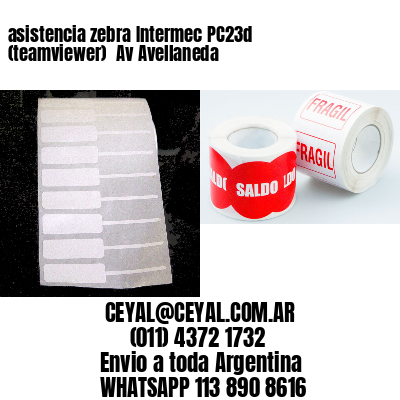 asistencia zebra Intermec PC23d (teamviewer)  Av Avellaneda
