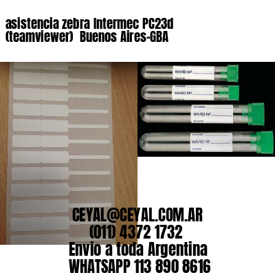asistencia zebra Intermec PC23d (teamviewer)  Buenos Aires-GBA