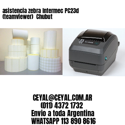 asistencia zebra Intermec PC23d (teamviewer)  Chubut