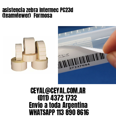 asistencia zebra Intermec PC23d (teamviewer)  Formosa