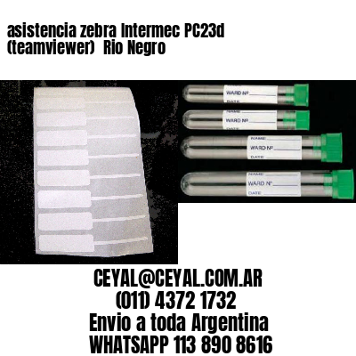 asistencia zebra Intermec PC23d (teamviewer)  Rio Negro