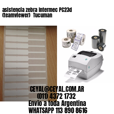 asistencia zebra Intermec PC23d (teamviewer)  Tucuman