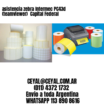 asistencia zebra Intermec PC43d (teamviewer)  Capital Federal