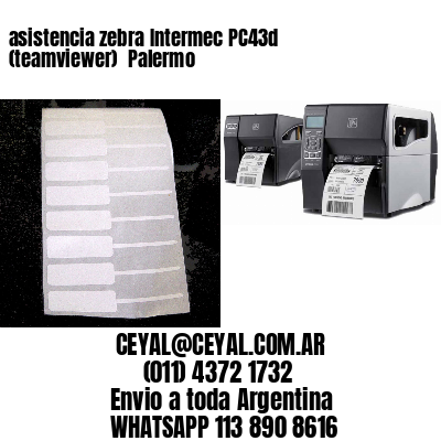 asistencia zebra Intermec PC43d (teamviewer)  Palermo