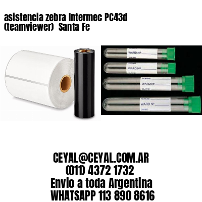 asistencia zebra Intermec PC43d (teamviewer)  Santa Fe