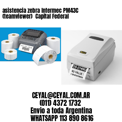 asistencia zebra Intermec PM43C (teamviewer)  Capital Federal