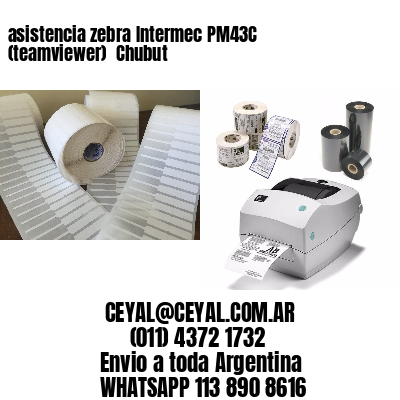 asistencia zebra Intermec PM43C (teamviewer)  Chubut