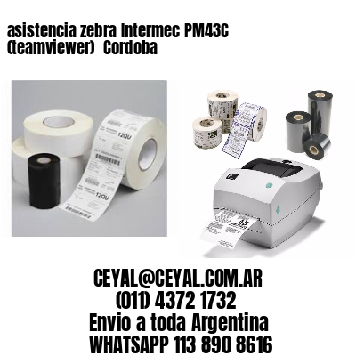 asistencia zebra Intermec PM43C (teamviewer)  Cordoba