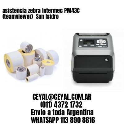 asistencia zebra Intermec PM43C (teamviewer)  San Isidro