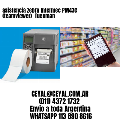 asistencia zebra Intermec PM43C (teamviewer)  Tucuman