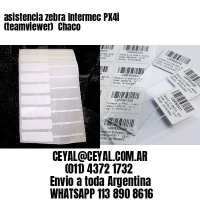 asistencia zebra Intermec PX4i (teamviewer)  Chaco