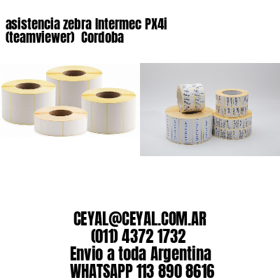 asistencia zebra Intermec PX4i (teamviewer)  Cordoba
