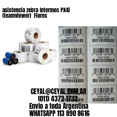 asistencia zebra Intermec PX4i (teamviewer)  Flores