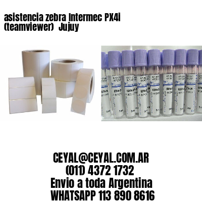 asistencia zebra Intermec PX4i (teamviewer)  Jujuy