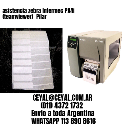 asistencia zebra Intermec PX4i (teamviewer)  Pilar