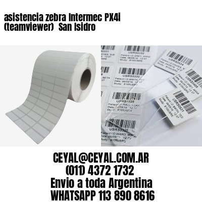 asistencia zebra Intermec PX4i (teamviewer)  San Isidro