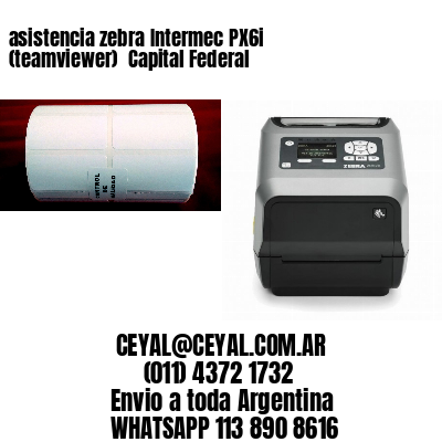 asistencia zebra Intermec PX6i (teamviewer)  Capital Federal