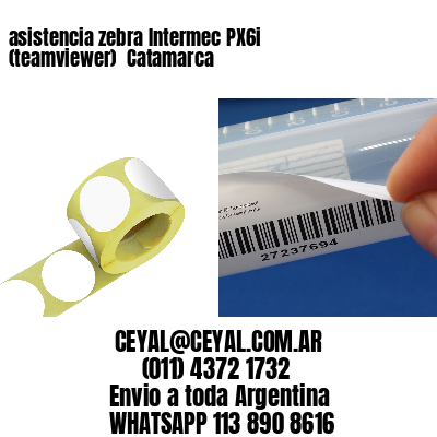 asistencia zebra Intermec PX6i (teamviewer)  Catamarca
