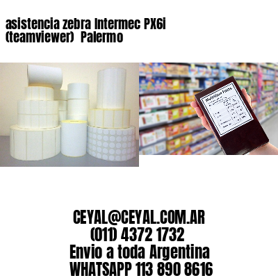 asistencia zebra Intermec PX6i (teamviewer)  Palermo