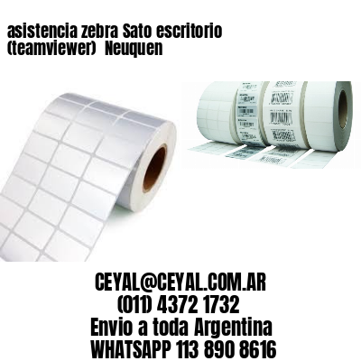 asistencia zebra Sato escritorio (teamviewer)  Neuquen