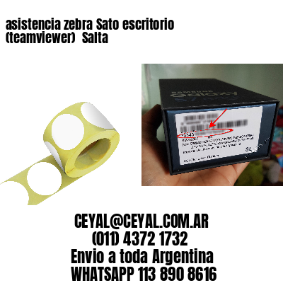 asistencia zebra Sato escritorio (teamviewer)  Salta