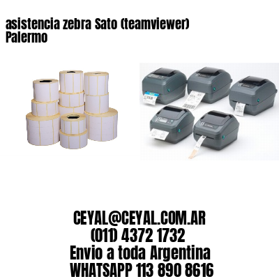 asistencia zebra Sato (teamviewer)  Palermo