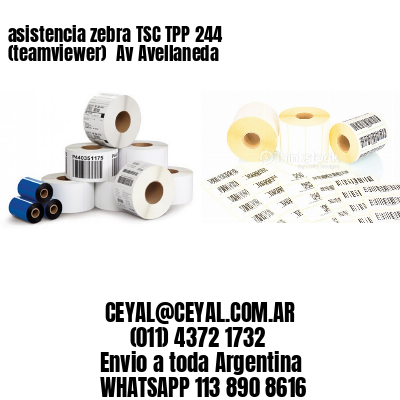 asistencia zebra TSC TPP 244 (teamviewer)  Av Avellaneda