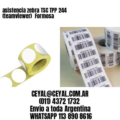 asistencia zebra TSC TPP 244 (teamviewer)  Formosa