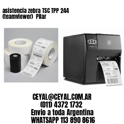 asistencia zebra TSC TPP 244 (teamviewer)  Pilar